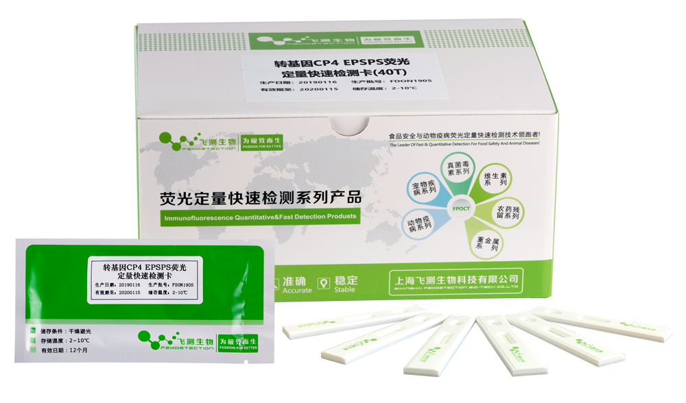 轉基因熒光定量快速檢測卡 轉基因熒光定量快速檢測卡